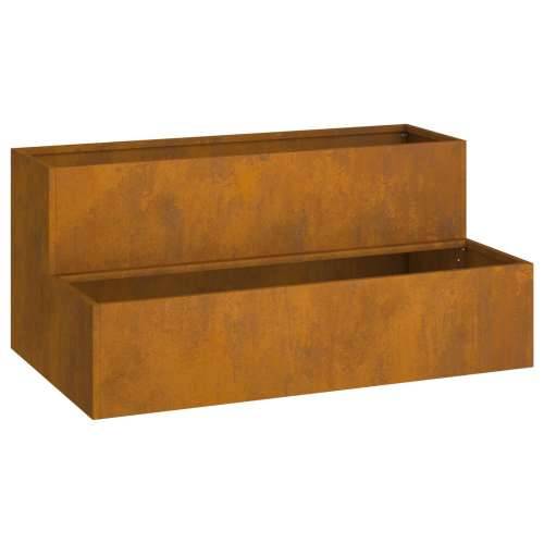 Vrtna Sadilica 2-Tier 100x60x45 cm Čelik Otpornik na Vreme Cijena