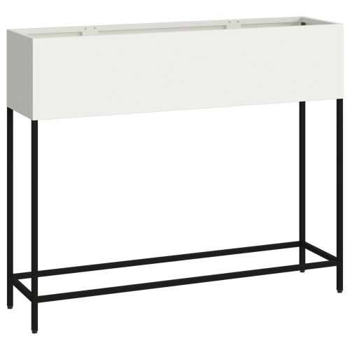 Povišeni gredica 100x26x82 cm Bijeli Čelik Cijena