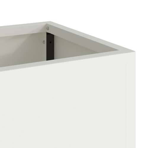 Povišeni gredica 100x26x82 cm Bijeli Čelik Cijena