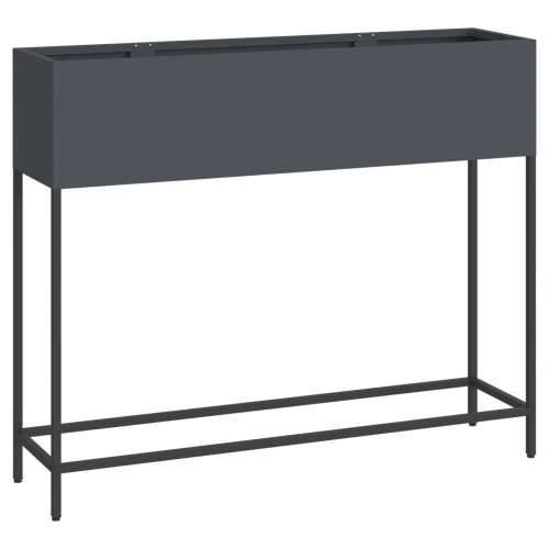 Povišeni vrtni saksija 100x26x82 cm Antracit Čelik Cijena