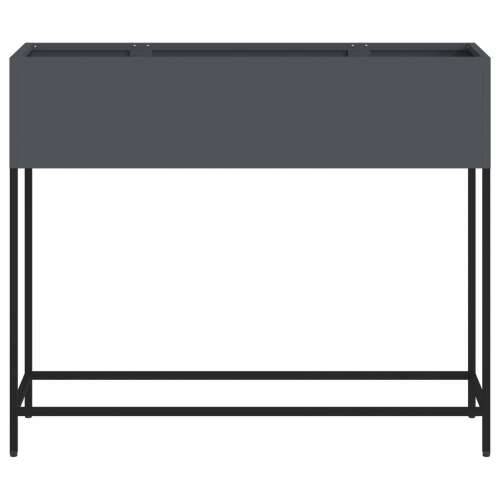 Povišeni vrtni saksija 100x26x82 cm Antracit Čelik Cijena