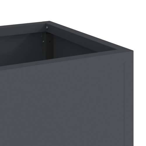 Povišeni vrtni saksija 100x26x82 cm Antracit Čelik Cijena