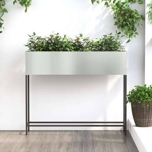 Povišeni vrtni saksija 100x26x82 cm Galvanizirani čelik Cijena