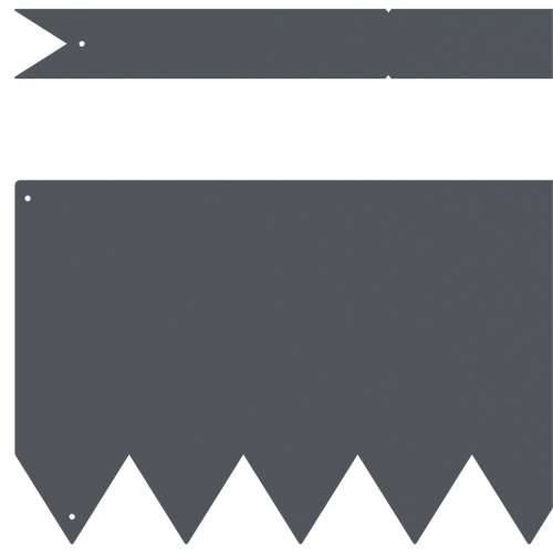 Ograde za travnjak 10 kom Antracit 100x0.5x20 cm Čelik Cijena