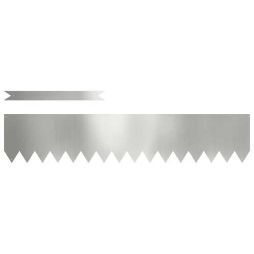 ograde za travnjak 20 kom 100x0.5x20 cm galvanizirani čelik Cijena