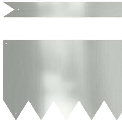 ograde za travnjak 20 kom 100x0.5x20 cm galvanizirani čelik Cijena