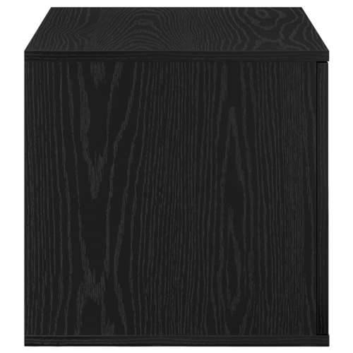 Crni ormar za pohranu 118x41x40 cm od konstruiranog drva Cijena