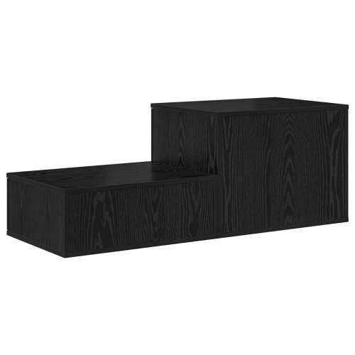 Crni ormar za pohranu 118x41x40 cm od konstruiranog drva Cijena