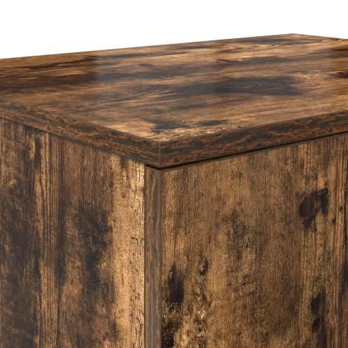 Ormar za pohranu od dimljenog hrasta 118x41x40 cm od inženjerskog drva Cijena
