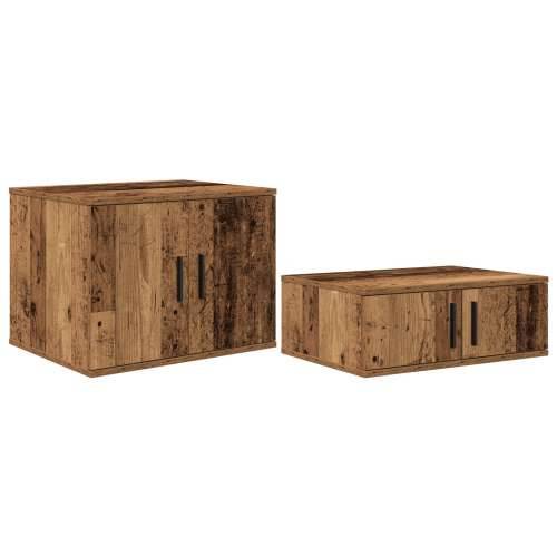 Ormar za pohranu od starog drva 118x41x40 cm - Drveni ormar za igračke Cijena
