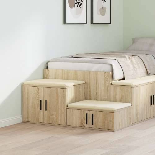 Kabinet za pohranu Sonoma hrast 108x41x40 cm od konstruiranog drva Cijena