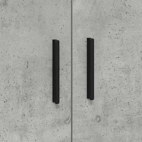 Ormar za pohranu betonske sive boje 108x41x40 cm od inženjerskog drveta Cijena