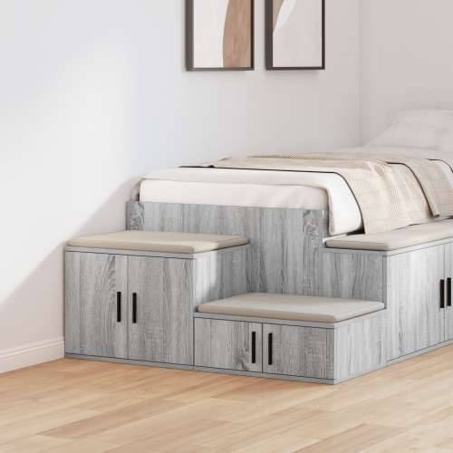 Ormar za pohranu Siva Sonoma 108x41x40 cm Konstruirano drvo Cijena