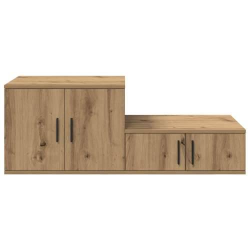 Ormar za pohranu u Artisan hrastu 108x41x40 cm od konstruiranog drveta Cijena