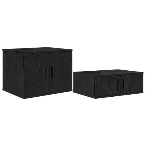 Ormar za pohranu crni 103x41x40 cm od konstruiranog drveta Cijena
