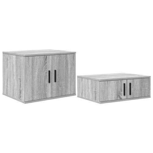 Ormar za pohranu Siva Sonoma 103x41x40 cm od konstruiranog drva Cijena