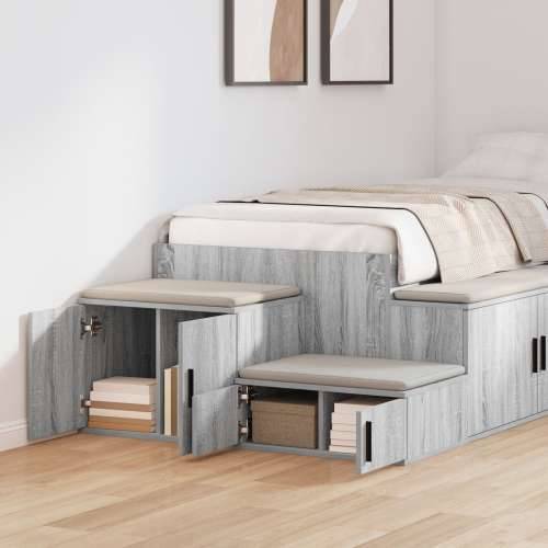 Ormar za pohranu Siva Sonoma 103x41x40 cm od konstruiranog drva Cijena