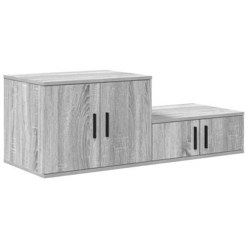 Ormar za pohranu Siva Sonoma 103x41x40 cm od konstruiranog drva Cijena
