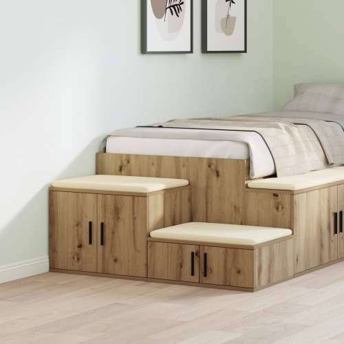 Ormar za pohranu Artisan Oak 103x41x40 cm inženjerska drva Cijena