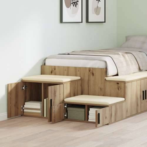 Ormar za pohranu Artisan Oak 103x41x40 cm inženjerska drva Cijena