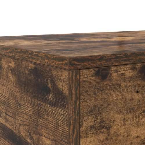 Ladice za krevet od dimljenog hrasta 100x36,5x16,5 cm od konstruiranog drveta Cijena