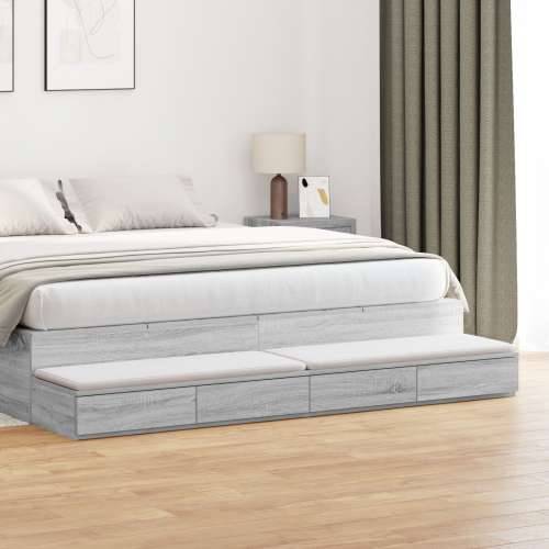 Ladice za krevet Siva Sonoma 200x36,5x16,5 cm Igračka drvo Cijena