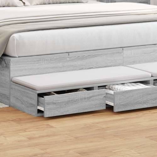 Ladice za krevet Siva Sonoma 200x36,5x16,5 cm Igračka drvo Cijena