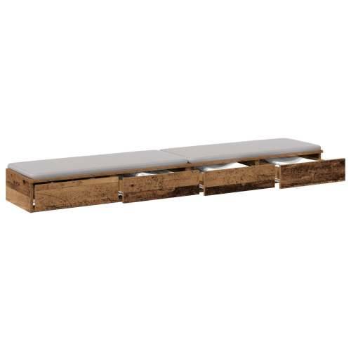 Ladice za krevet Staru drvo 200x36,5x16,5 cm Inženjersko drvo Cijena