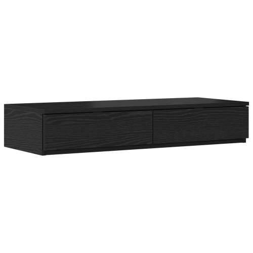 Ladice za krevet Crna 80x36,5x16,5 cm Konstruirano drvo Cijena