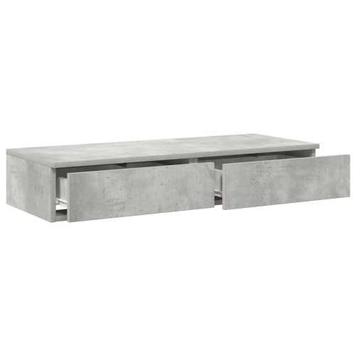 Ladice za krevet Betonska siva 90x36,5x16,5 cm od konstruiranog drva Cijena