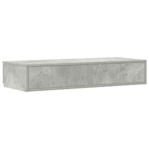Ladice za krevet Betonska siva 90x36,5x16,5 cm od konstruiranog drva Cijena