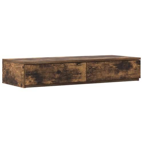 Ladice za krevet Dimljeni hrast 90x36,5x16,5 cm Konstruirano drvo Cijena