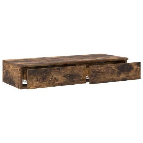Ladice za krevet Dimljeni hrast 90x36,5x16,5 cm Konstruirano drvo Cijena