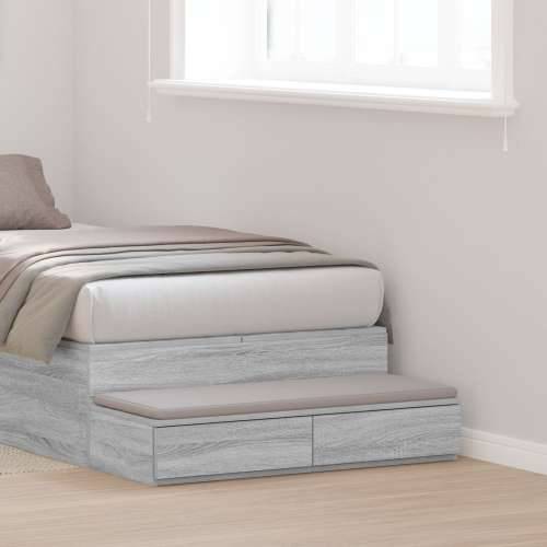 Ladice za krevet Siva Sonoma 90x36,5x16,5 cm Odlična konstrukcija Cijena