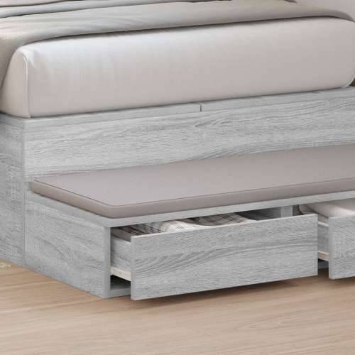Ladice za krevet Siva Sonoma 90x36,5x16,5 cm Odlična konstrukcija Cijena