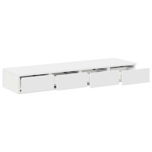 Ladice za krevet Bijela 120x36,5x16,5 cm Izrađeno od iverice Cijena