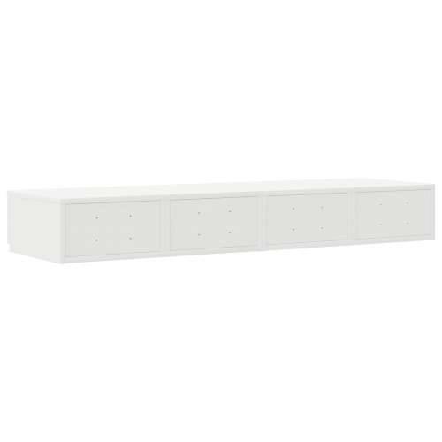 Ladice za krevet Bijela 120x36,5x16,5 cm Izrađeno od iverice Cijena