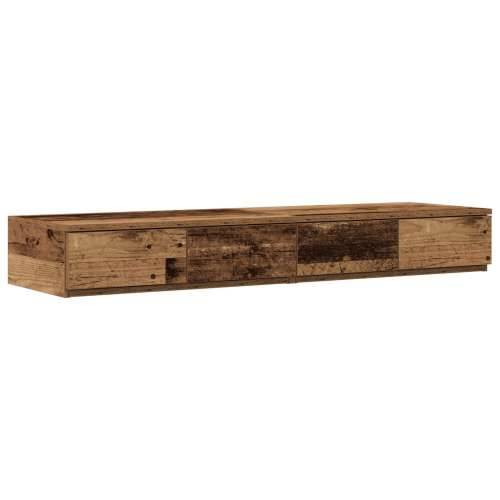 Ladice za krevet Stari drvo 120x36,5x16,5 cm Inženjerski drvo Cijena