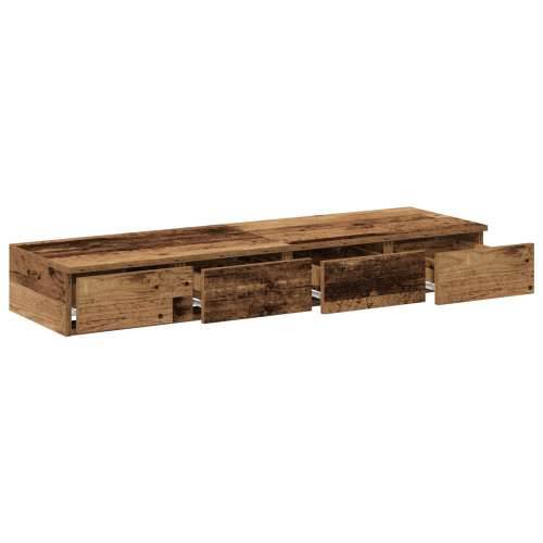Ladice za krevet Stari drvo 120x36,5x16,5 cm Inženjerski drvo Cijena