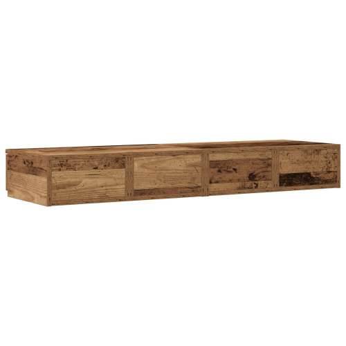 Ladice za krevet Stari drvo 120x36,5x16,5 cm Inženjerski drvo Cijena