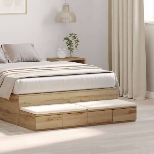 Ladice za krevete Artisan Oak 120x36,5x16,5 cm Konstruirano drvo Cijena