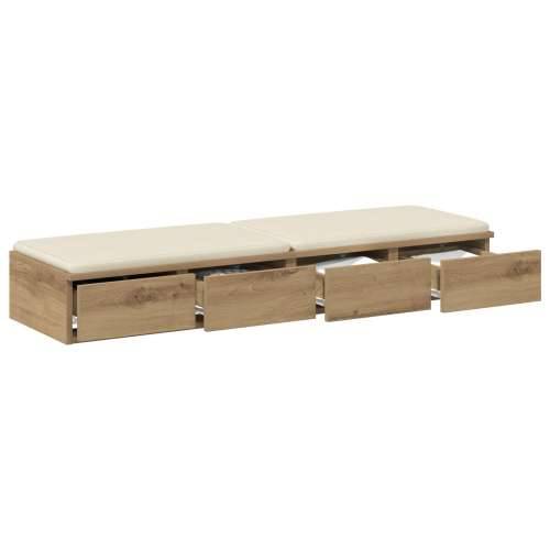 Ladice za krevete Artisan Oak 120x36,5x16,5 cm Konstruirano drvo Cijena
