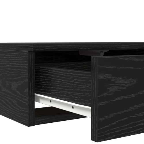 Noćni ormarići Crni hrast Drvo 150 x 36.5 x 16.5 cm Noćni ormarić Cijena