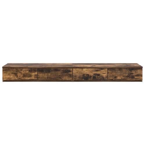 ladice za krevet - dimnjeni hrast 150x36,5x16,5 cm - konstruirano drvo Cijena