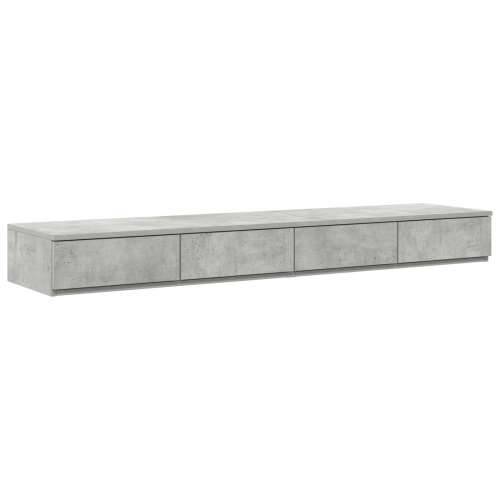 Noćni ormarići Betonski sivi Konstruirano drvo 160 x 36.5 x 16.5 cm Cijena