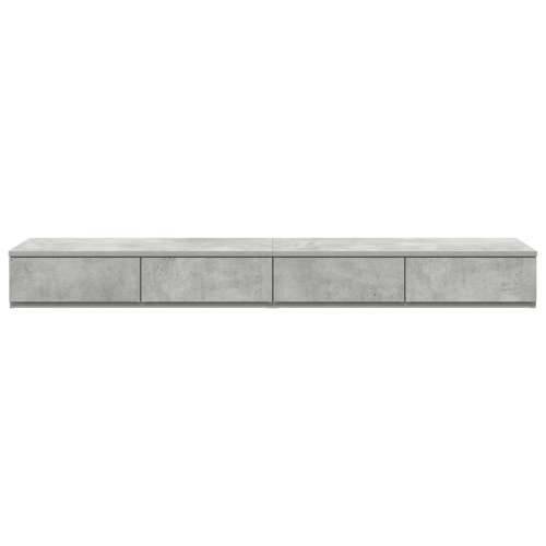 Noćni ormarići Betonski sivi Konstruirano drvo 160 x 36.5 x 16.5 cm Cijena