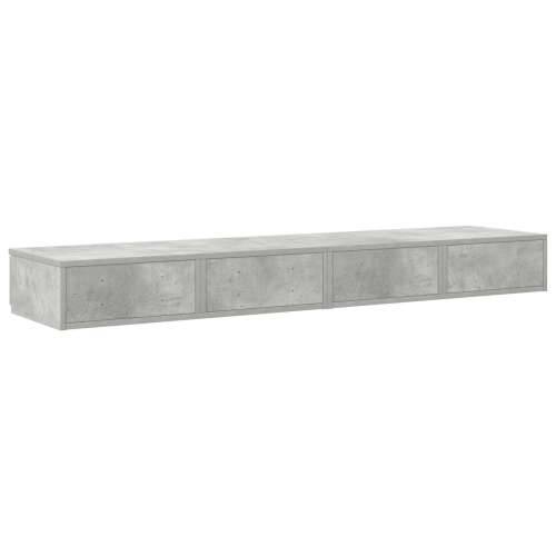 Noćni ormarići Betonski sivi Konstruirano drvo 160 x 36.5 x 16.5 cm Cijena