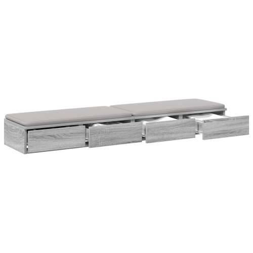 Noćni ormarići Sivi sonoma Konstruirano drvo 160 x 36.5 x 16.5 cm Cijena