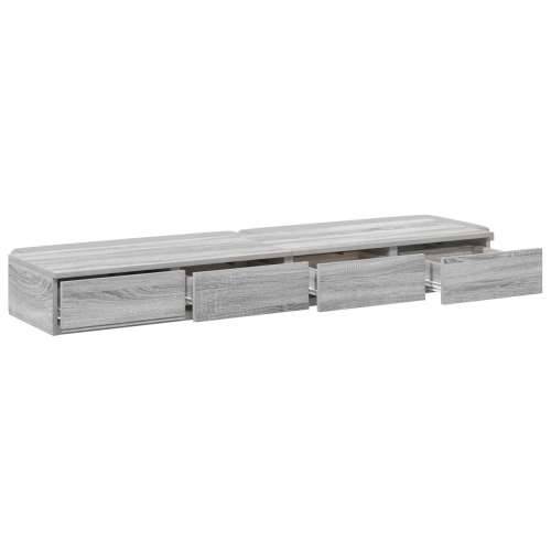 Noćni ormarići Sivi sonoma Konstruirano drvo 160 x 36.5 x 16.5 cm Cijena