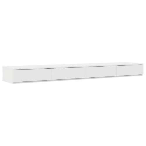 Ladice za krevet bijele boje 180x36,5x16,5 cm od konstruiranog drva Cijena